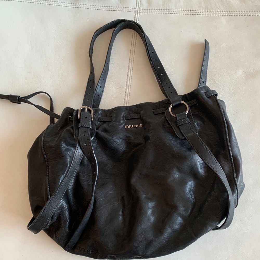 Mini Miu Leather purse